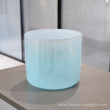 High-Gloss Blue Quartz Crystal Singing Bowl